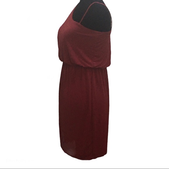 EnFocus Studio Women’s Cocktail Dress Burgundy 6 - Picture 4 of 6